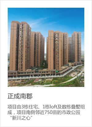 正成南郡项目实景与介绍